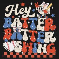Hey Batter Batter Swing Baseball Softball Women Long Sleeve Shirt thumb 2