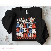 Hey Batter Batter Swing Baseball Softball Women Sweatshirt thumb 2