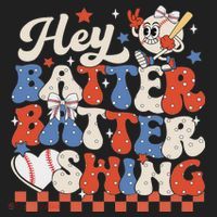 Hey Batter Batter Swing Baseball Softball Women Beanie thumb 2