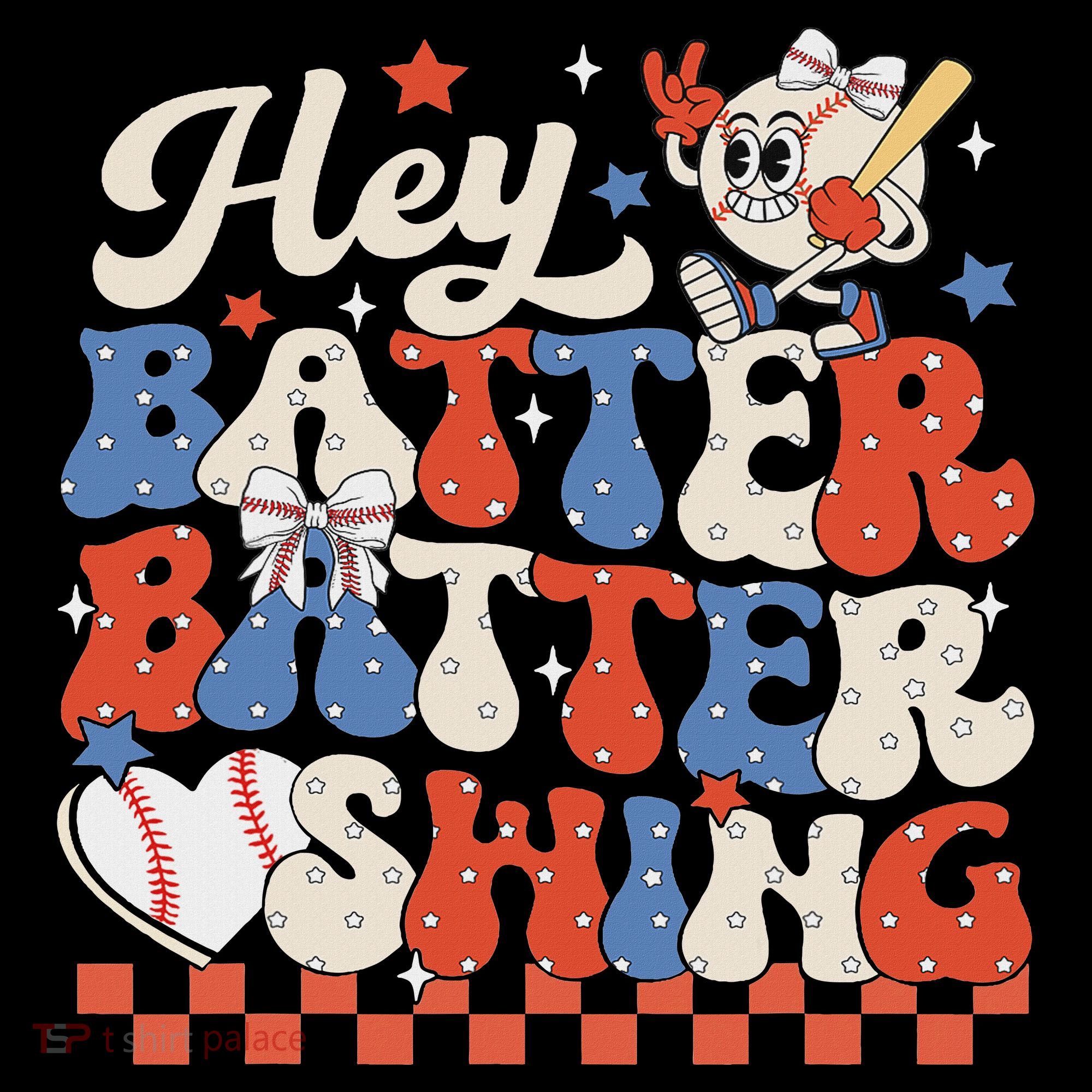 Hey Batter Batter Swing Baseball Softball Women Women's Hoodie