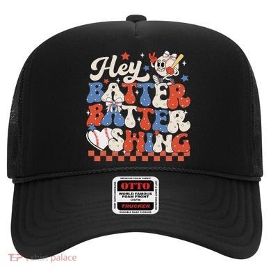 Hey Batter Batter Swing Baseball Softball Women Hat