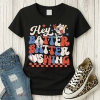 Hey Batter Batter Swing Baseball Softball Women Women's T-Shirt thumb 3