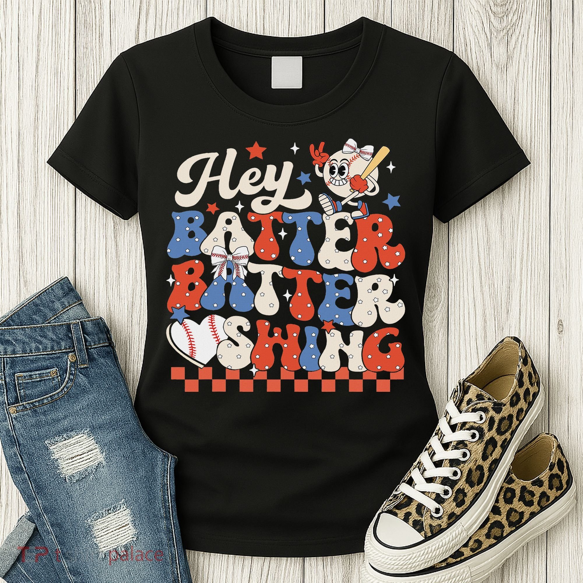 Hey Batter Batter Swing Baseball Softball Women Women's T-Shirt