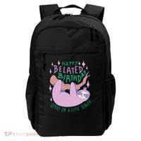 Happy Belated Birthday Funny Sloth Backpack thumb 0