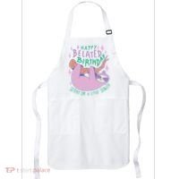 Happy Belated Birthday Funny Sloth Apron thumb 0