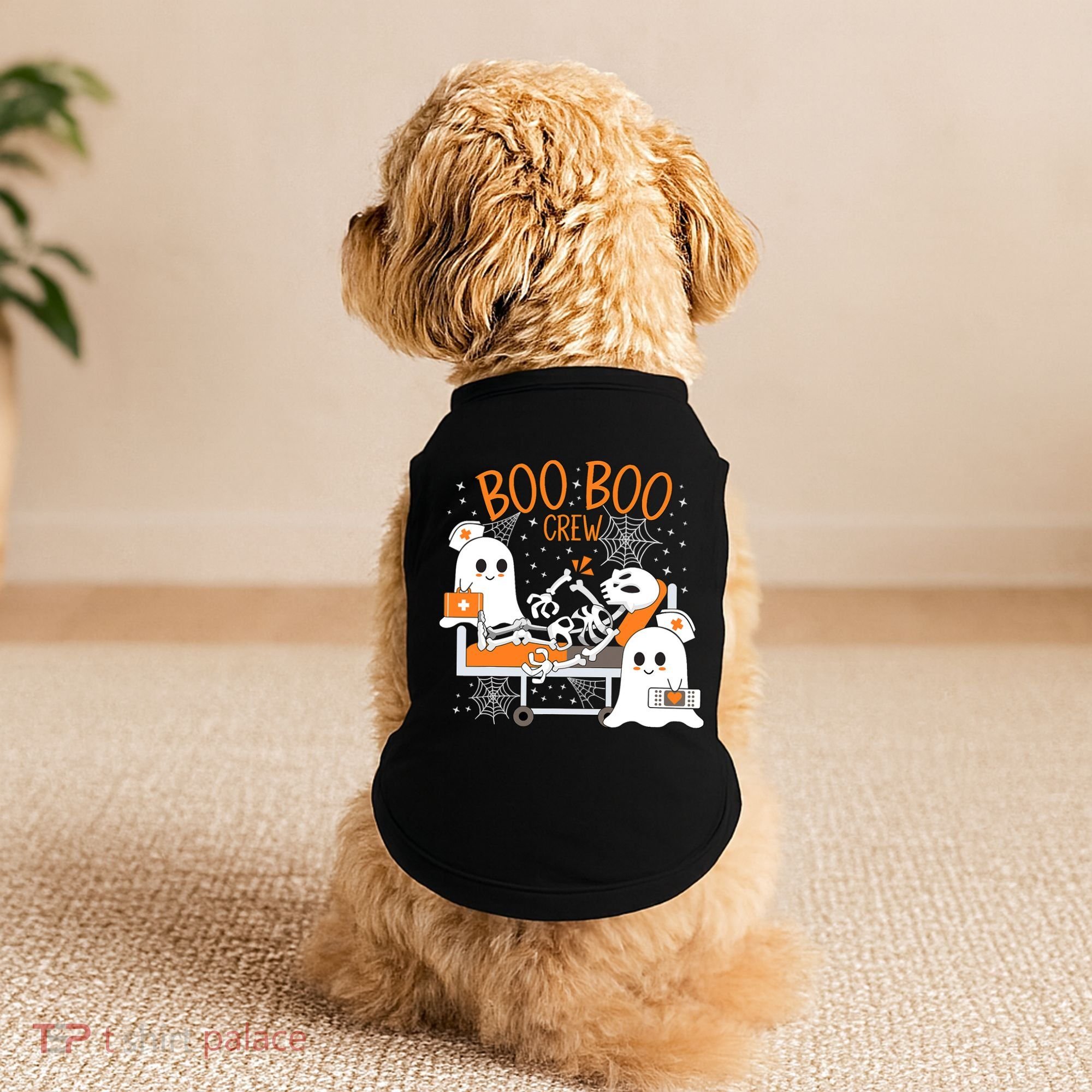 Halloween Boo Boo Crew Ghost Doctor Doggie Tank