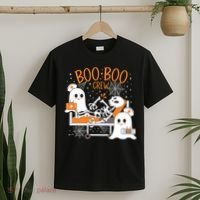 Halloween Boo Boo Crew Ghost Doctor T-Shirt thumb 2