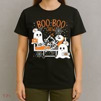 Halloween Boo Boo Crew Ghost Doctor T-Shirt thumb 4