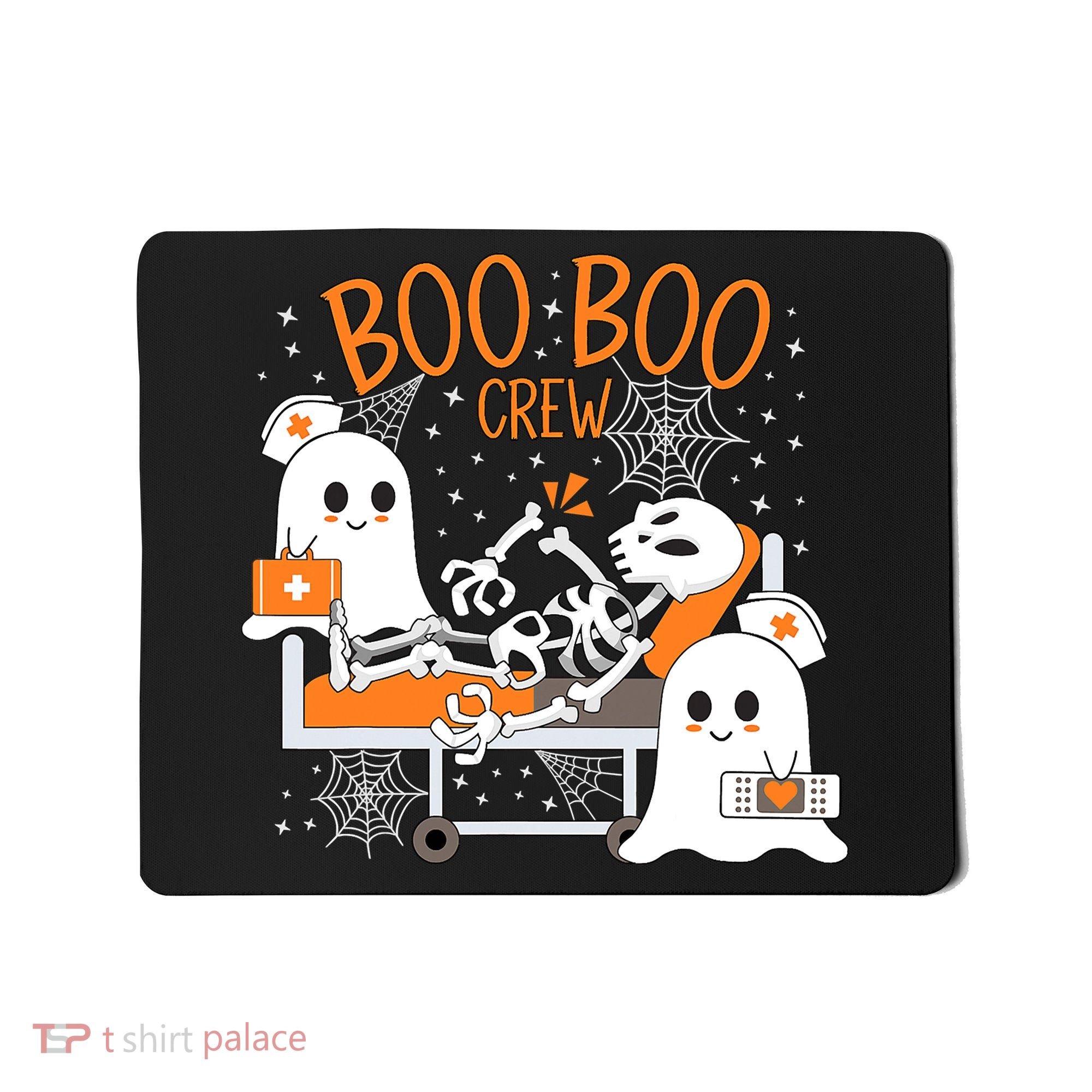 Halloween Boo Boo Crew Ghost Doctor Mousepad
