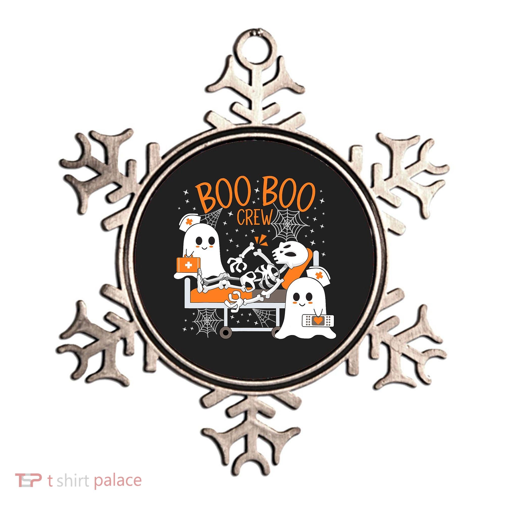 Halloween Boo Boo Crew Ghost Doctor Ornament