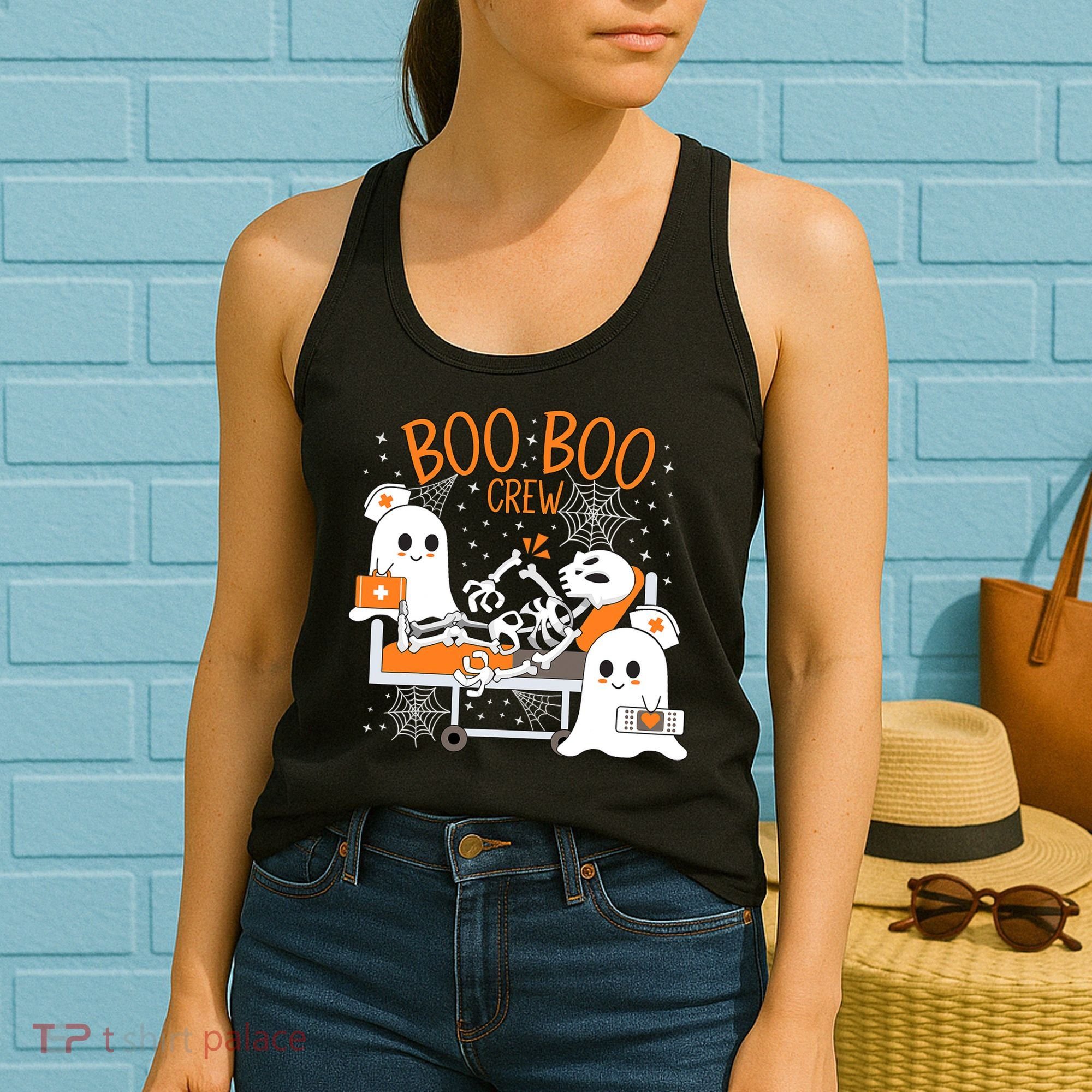 Halloween Boo Boo Crew Ghost Doctor Women's Tank Top