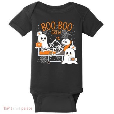 Halloween Boo Boo Crew Ghost Doctor Baby Bodysuit