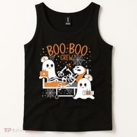 Halloween Boo Boo Crew Ghost Doctor Tank Top thumb 2