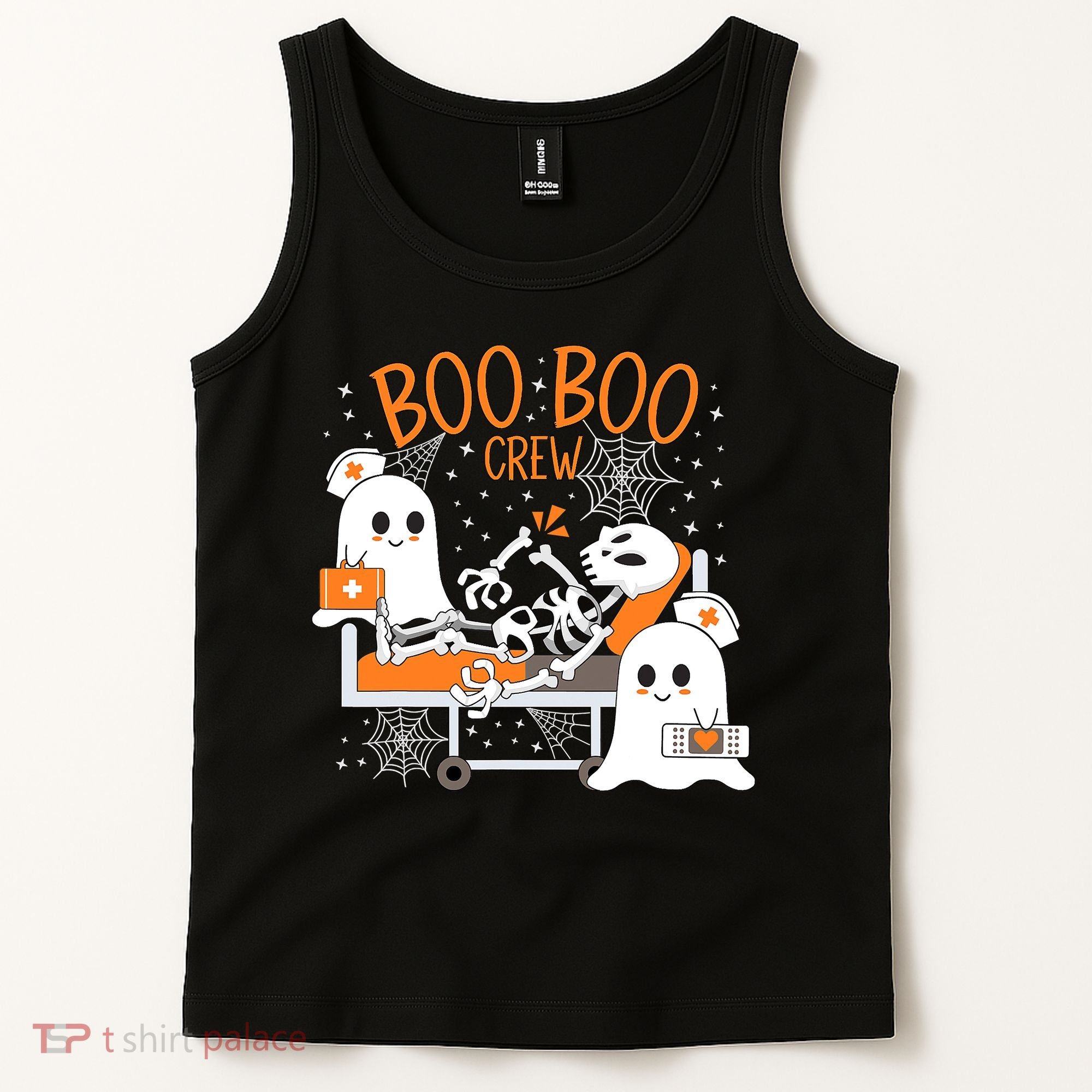 Halloween Boo Boo Crew Ghost Doctor Tank Top