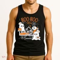 Halloween Boo Boo Crew Ghost Doctor Tank Top thumb 3