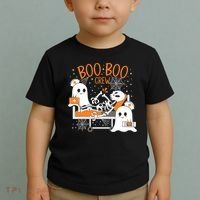 Halloween Boo Boo Crew Ghost Doctor Toddler T-Shirt thumb 2