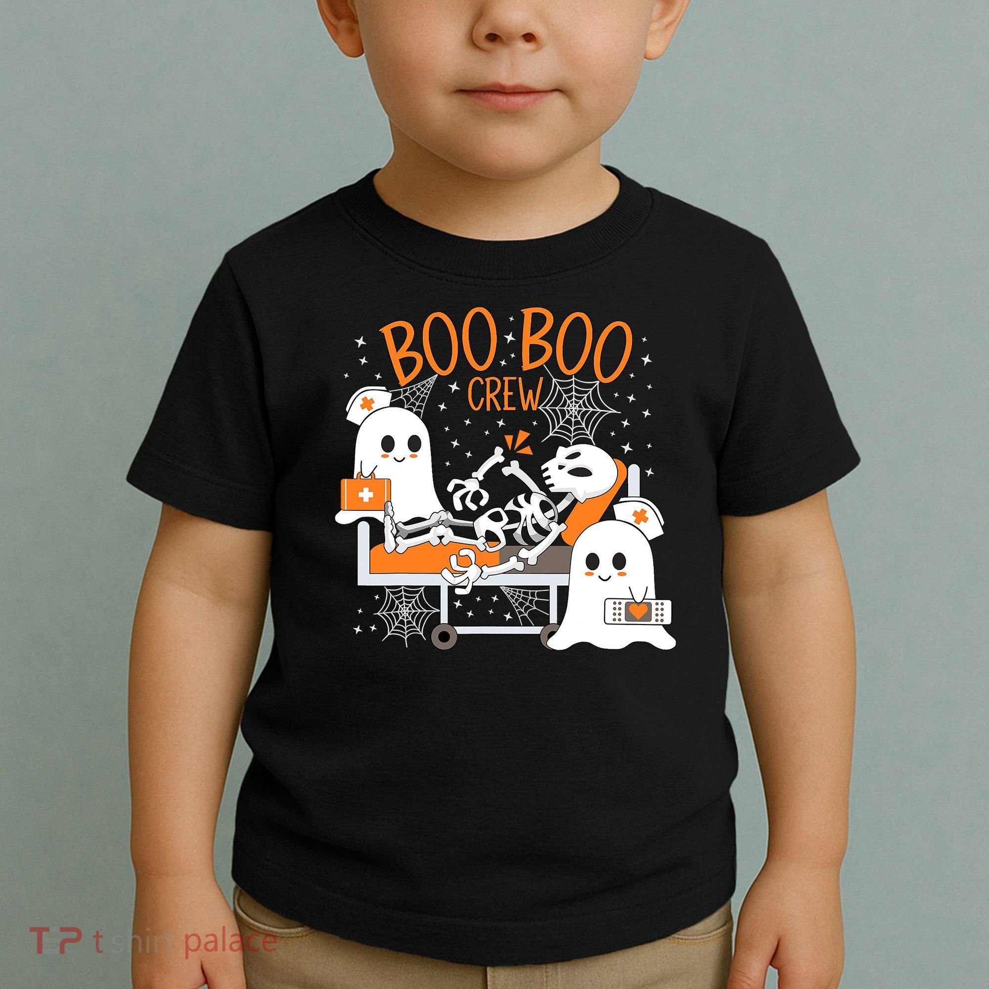 Halloween Boo Boo Crew Ghost Doctor Toddler T-Shirt