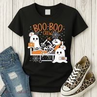 Halloween Boo Boo Crew Ghost Doctor Women's T-Shirt thumb 3