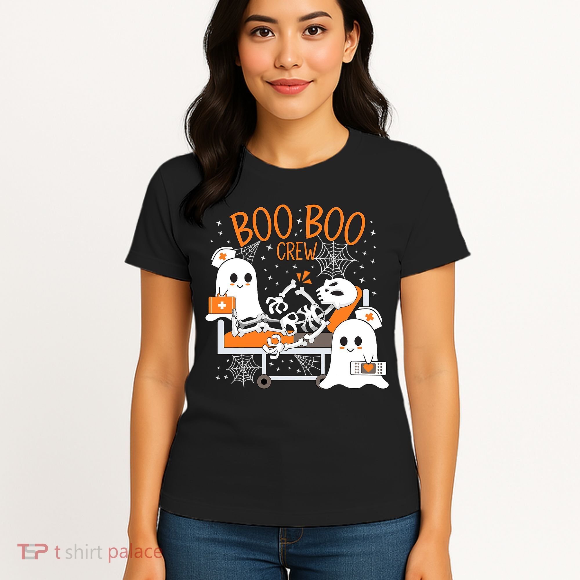 Halloween Boo Boo Crew Ghost Doctor Women's T-Shirt