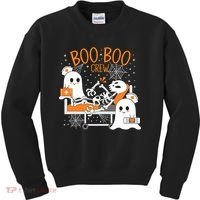 Halloween Boo Boo Crew Ghost Doctor Kids Sweatshirt thumb 0