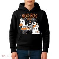 Halloween Boo Boo Crew Ghost Doctor Kids Hoodie thumb 4