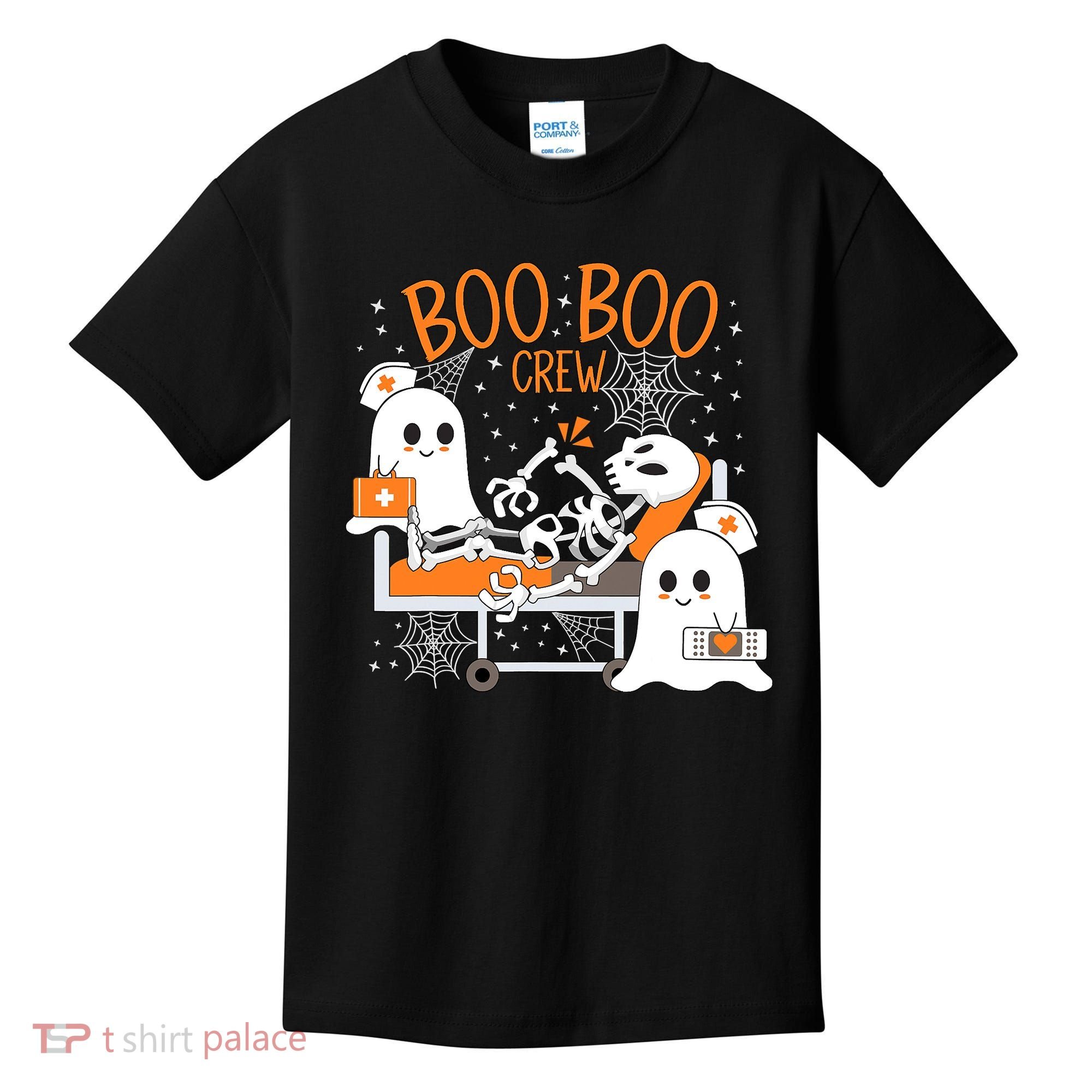 Halloween Boo Boo Crew Ghost Doctor Kids T-Shirt