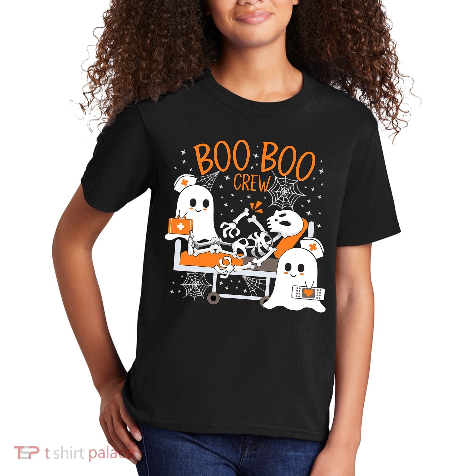 Halloween Boo Boo Crew Ghost Doctor Kids T-Shirt