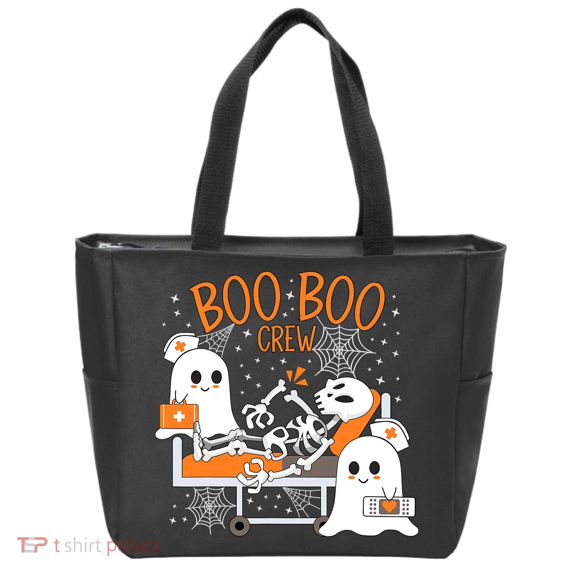 Halloween Boo Boo Crew Ghost Doctor Tote Bag