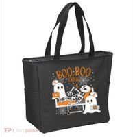 Halloween Boo Boo Crew Ghost Doctor Tote Bag thumb 2