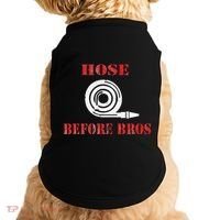 Hose Before Bros Gift For Firefighter Fire Chief Doggie Tank thumb 0