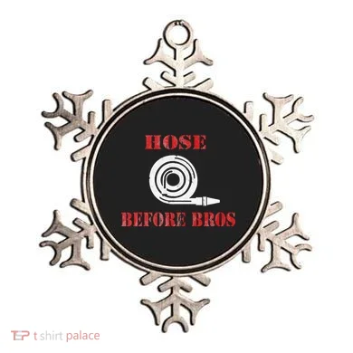 Hose Before Bros Gift For Firefighter Fire Chief Ornament