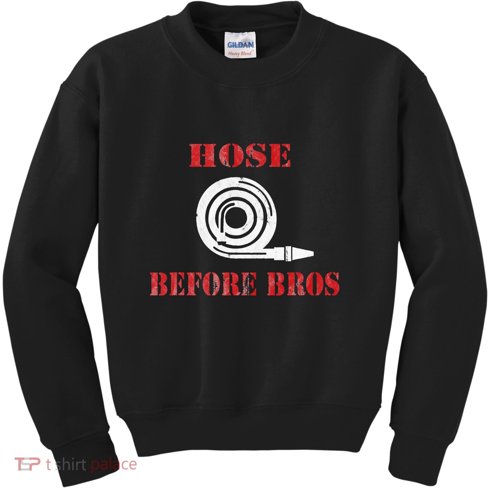 Hose Before Bros Gift For Firefighter Fire Chief Kids Sweatshirt