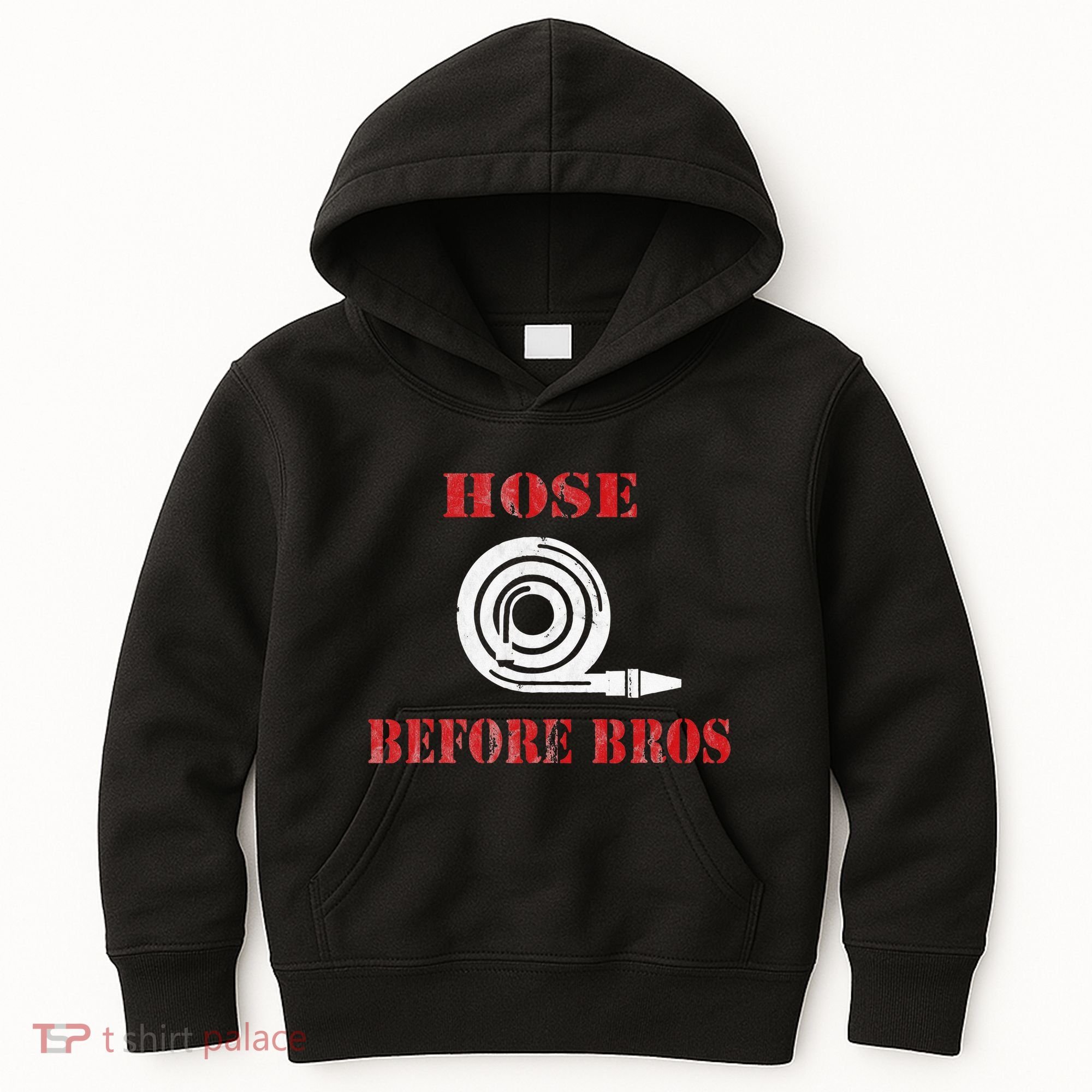 Hose Before Bros Gift For Firefighter Fire Chief Kids Hoodie