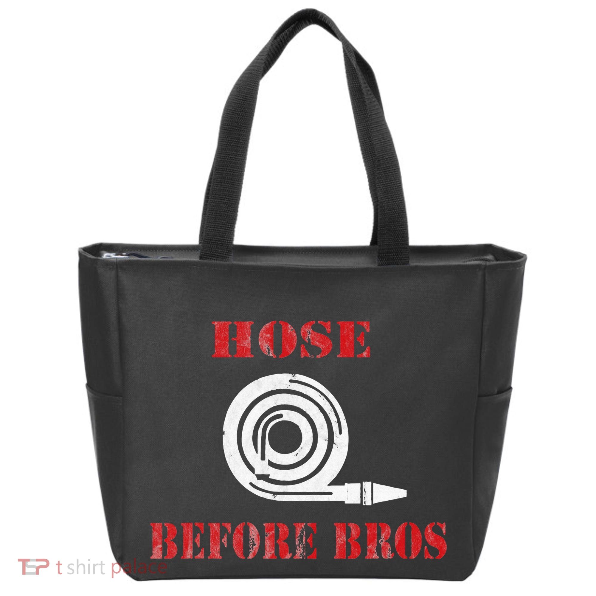 Hose Before Bros Gift For Firefighter Fire Chief Tote Bag