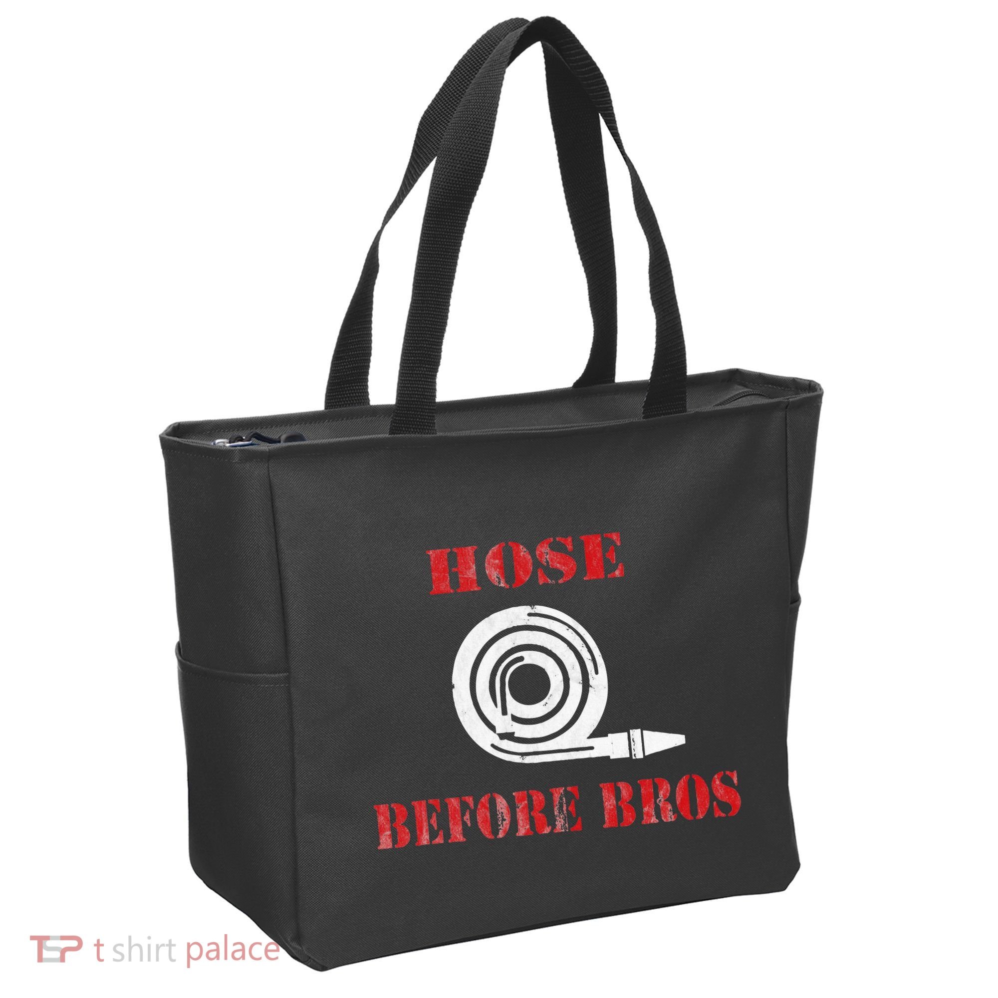 Hose Before Bros Gift For Firefighter Fire Chief Tote Bag