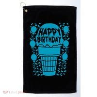 Happy Birthday Birthday Funny Golf Towel thumb 0