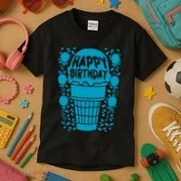 Happy Birthday Birthday Funny Kids T-Shirt thumb 3