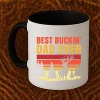 Hunting Best Buckin Dad Ever Deer Fathers Day Meaningful Gift Coffee Mug thumb 2