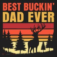 Hunting Best Buckin Dad Ever Deer Fathers Day Meaningful Gift Beanie thumb 2