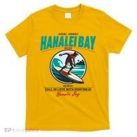 Hanalei Beach Bay Surfer Vintage T-Shirt thumb 0