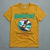 Hanalei Beach Bay Surfer Vintage T-Shirt thumb 5
