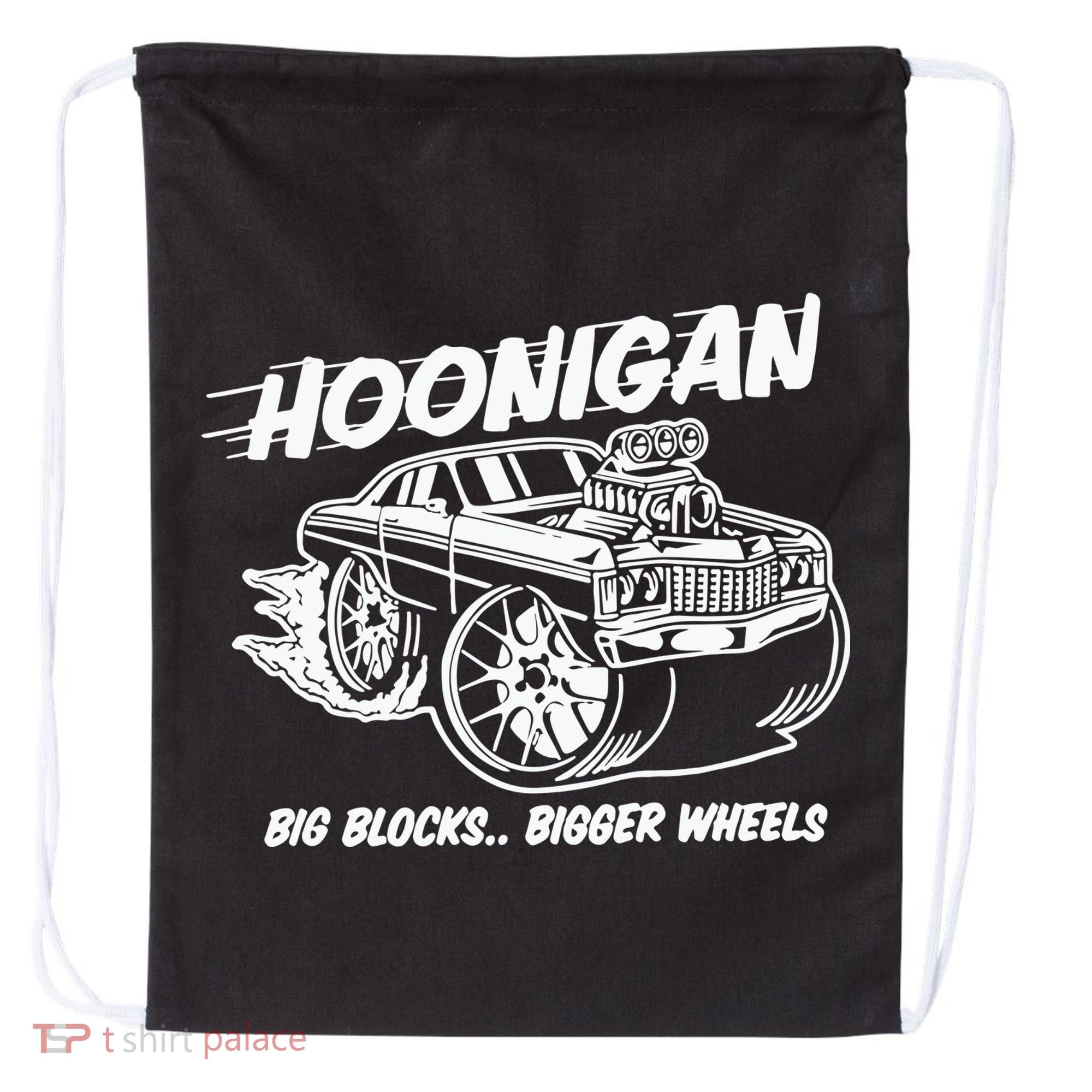 Hoonigan Big Blocks Bigger Wheels Drawstring Bag