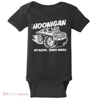 Hoonigan Big Blocks Bigger Wheels Baby Bodysuit