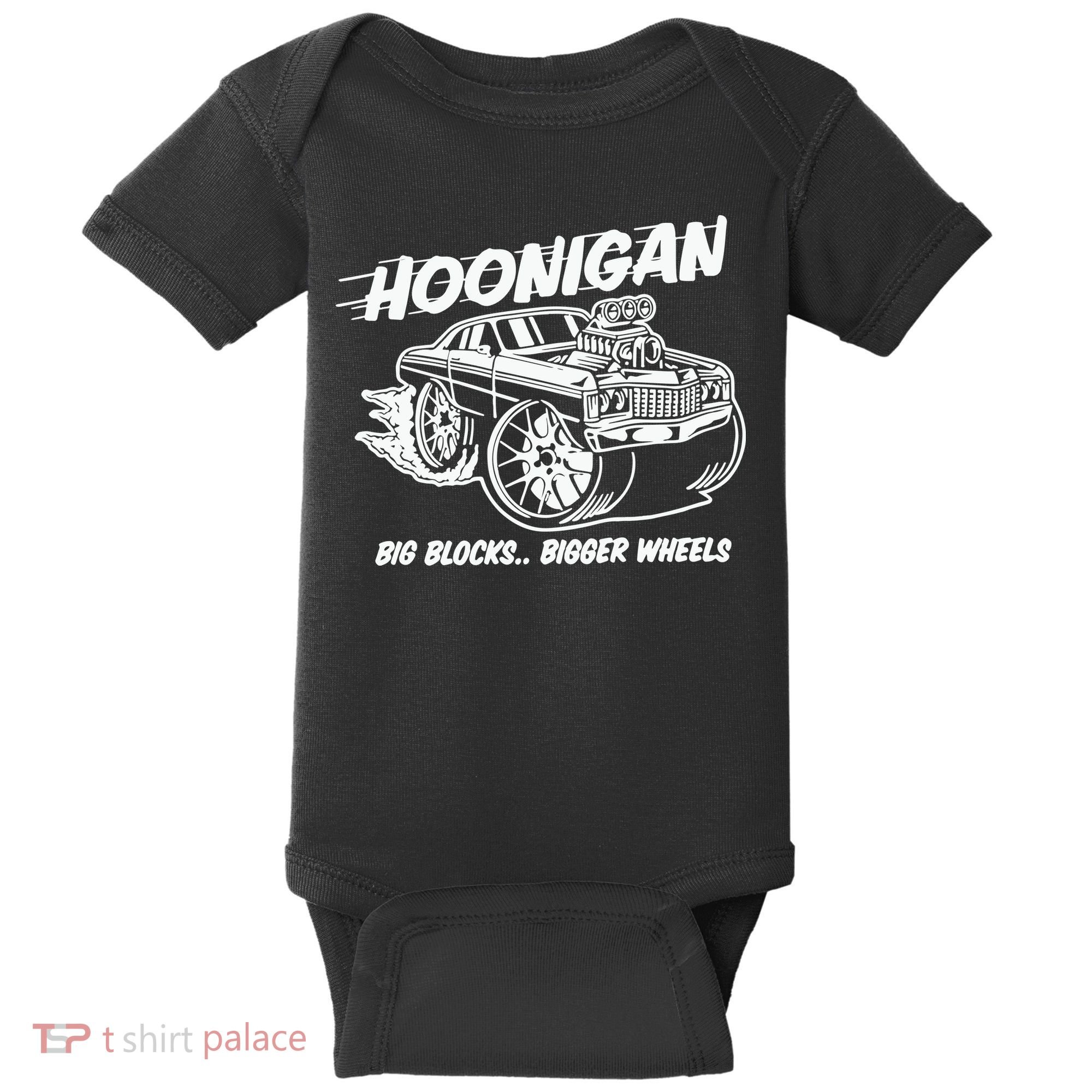 Hoonigan Big Blocks Bigger Wheels Baby Bodysuit
