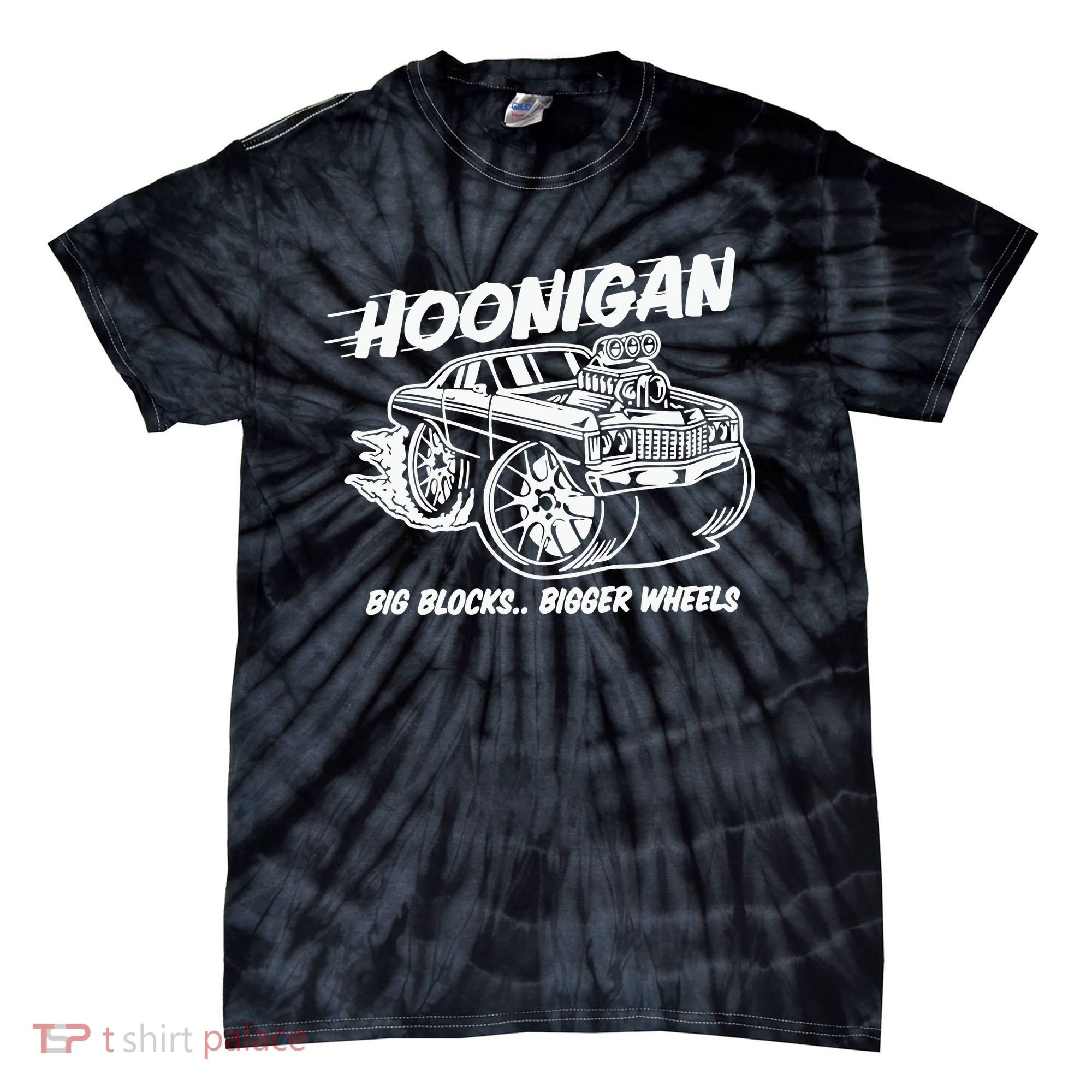 Hoonigan Big Blocks Bigger Wheels Tie-Dye T-Shirt