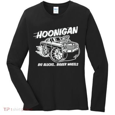 Hoonigan Big Blocks Bigger Wheels Women's Long Sleeve Shirt