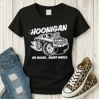 Hoonigan Big Blocks Bigger Wheels Women's T-Shirt thumb 3