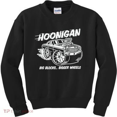 Hoonigan Big Blocks Bigger Wheels Kids Sweatshirt