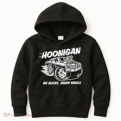 Hoonigan Big Blocks Bigger Wheels Kids Hoodie