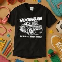 Hoonigan Big Blocks Bigger Wheels Kids T-Shirt thumb 3